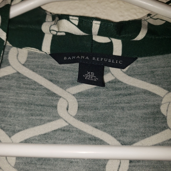 Banana Republic Dark Green Wrap Dress - Picture 8 of 8